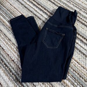 Dark Blue Maternity Jeans Skinny